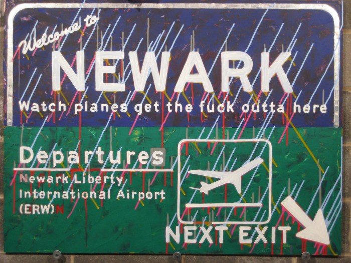 Newark: watch planes get the fuck outta here