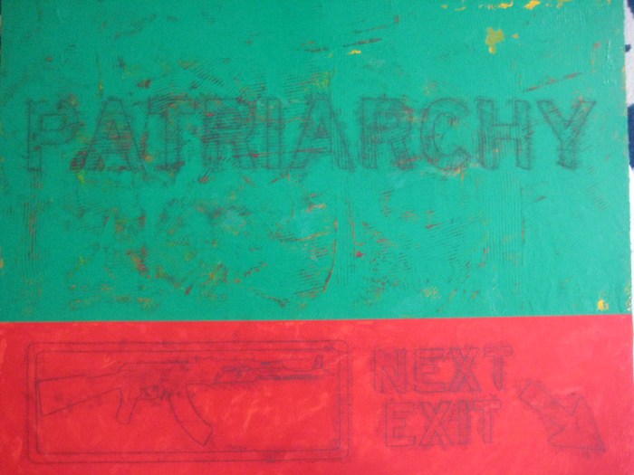 Detail showing the charcoal outlining- lots of ruler work, this time done by a young assistant who has an obsessive eye for detail. 